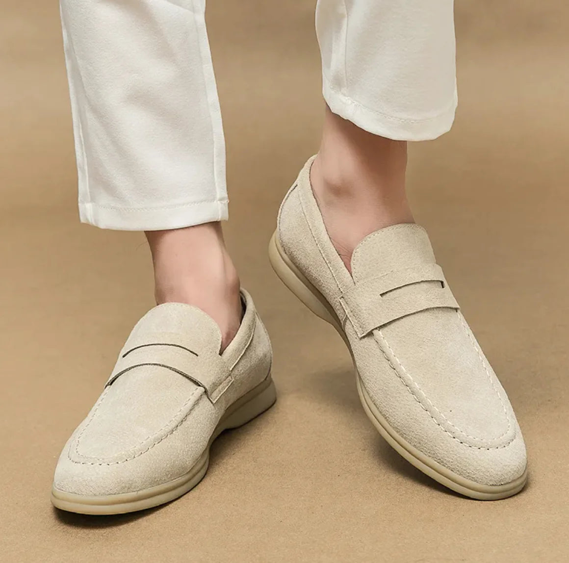 The Velvet Suede Slip-On Loafers