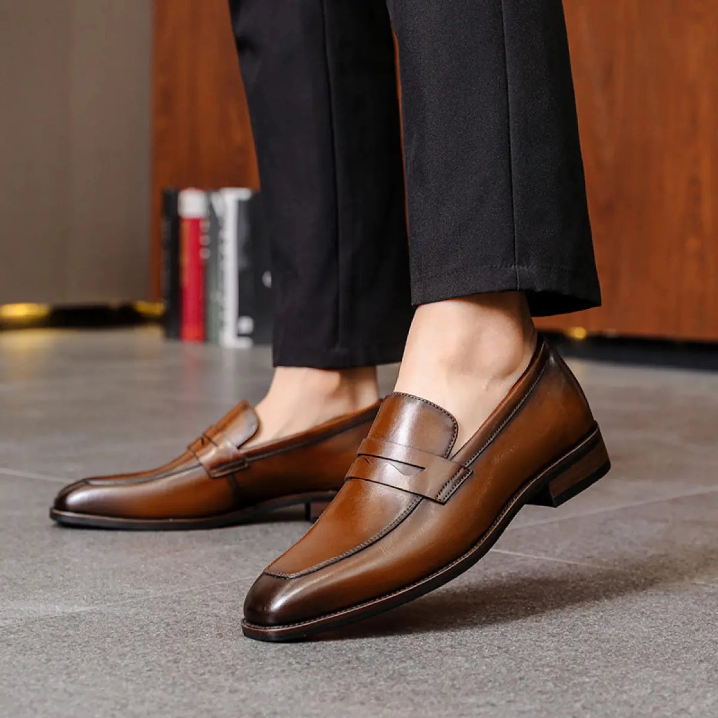 The Savoy Business Leather Slip-Ons