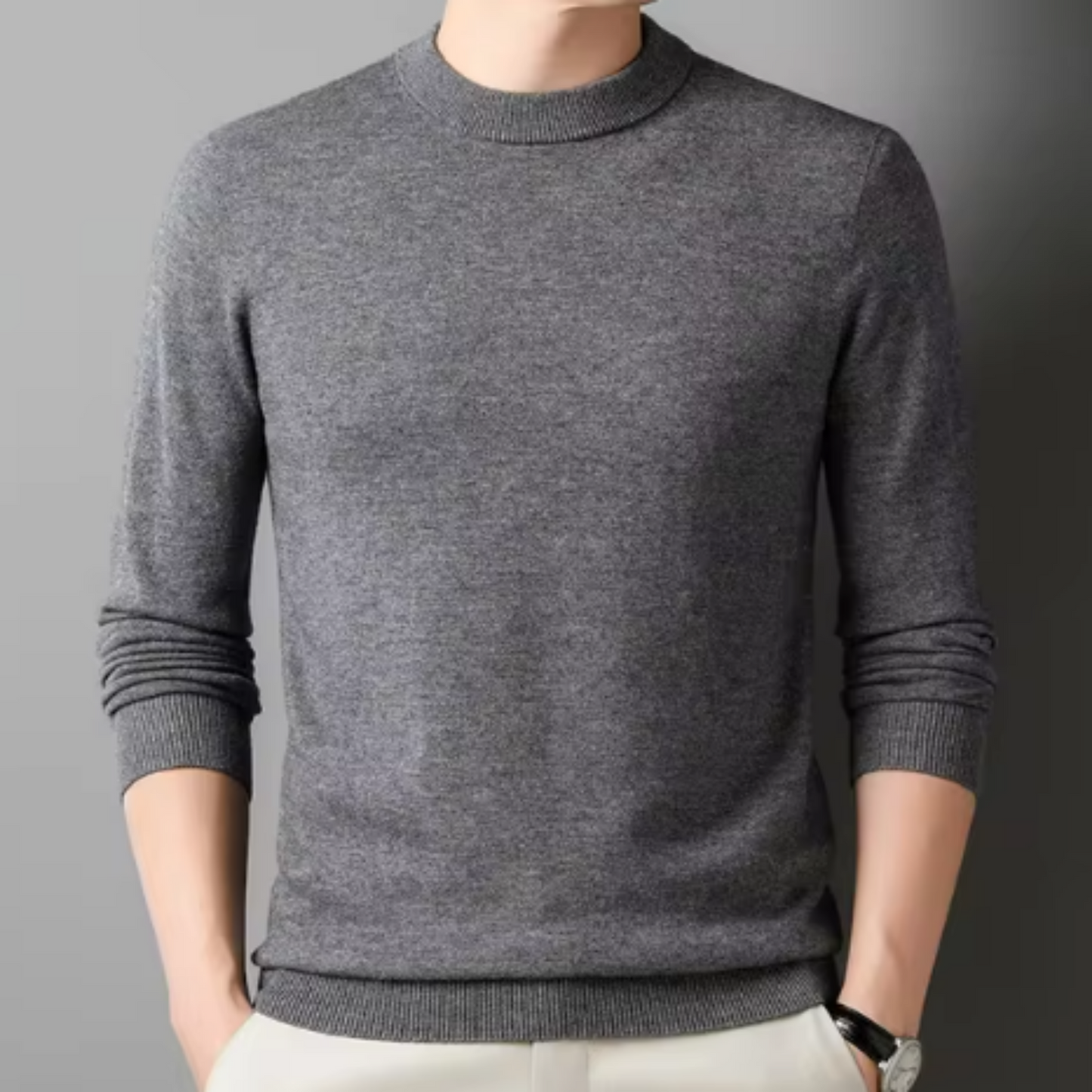 Merino Wool Business Sweater