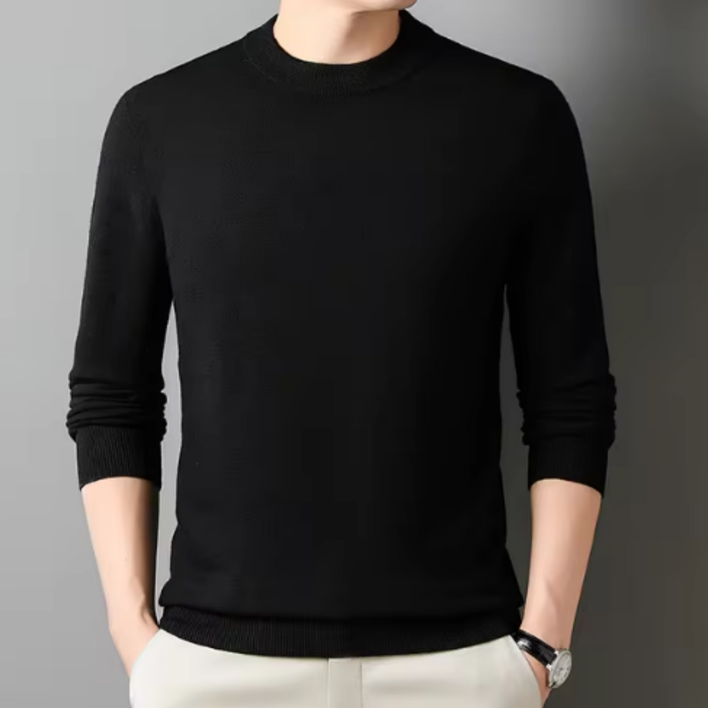 Merino Wool Business Sweater