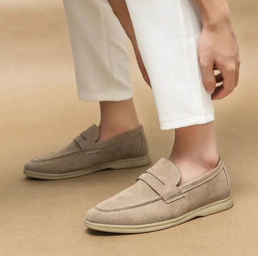 The Velvet Suede Slip-On Loafers