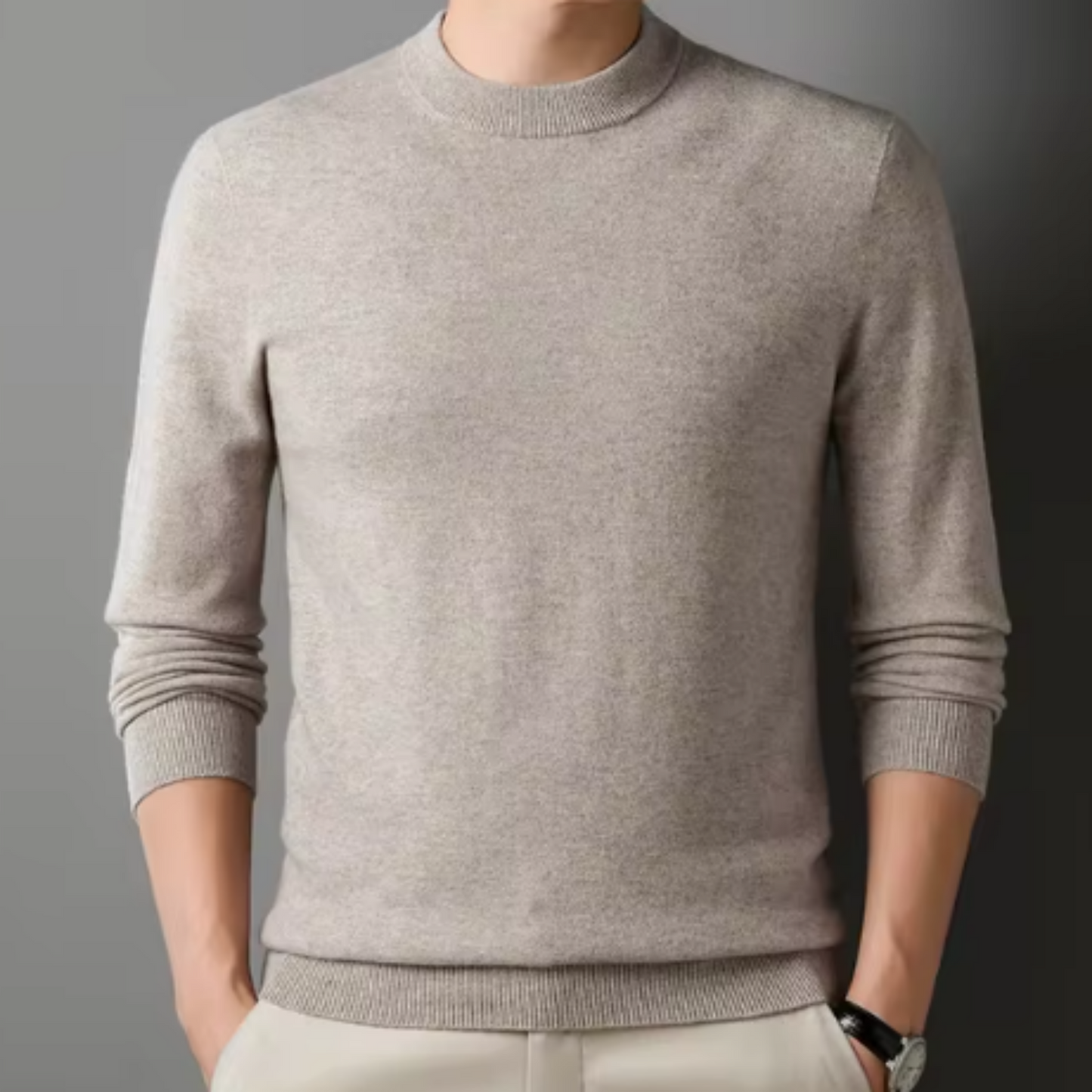 Merino Wool Business Sweater