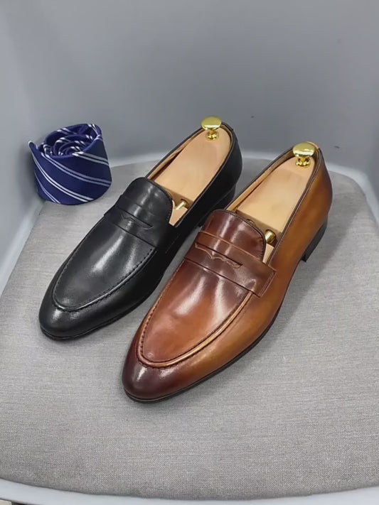 The Savoy Business Leather Slip-Ons