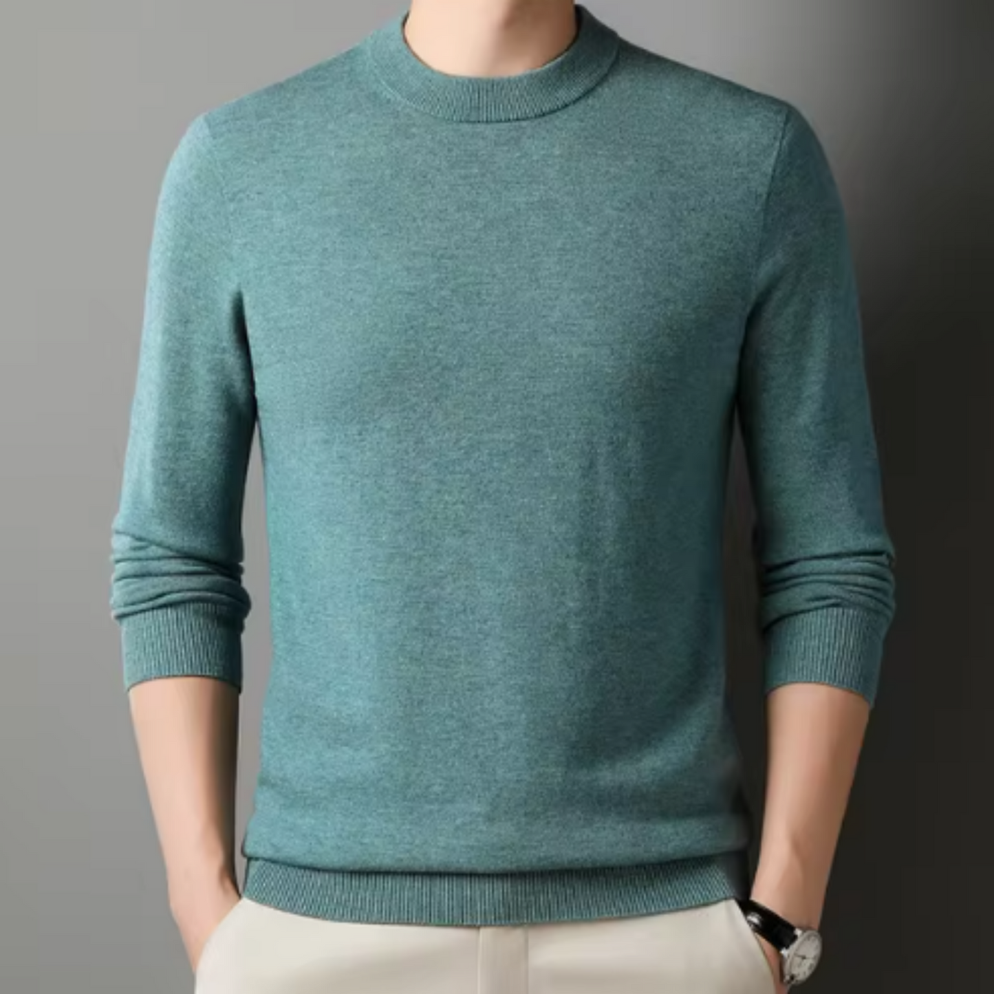 Merino Wool Business Sweater